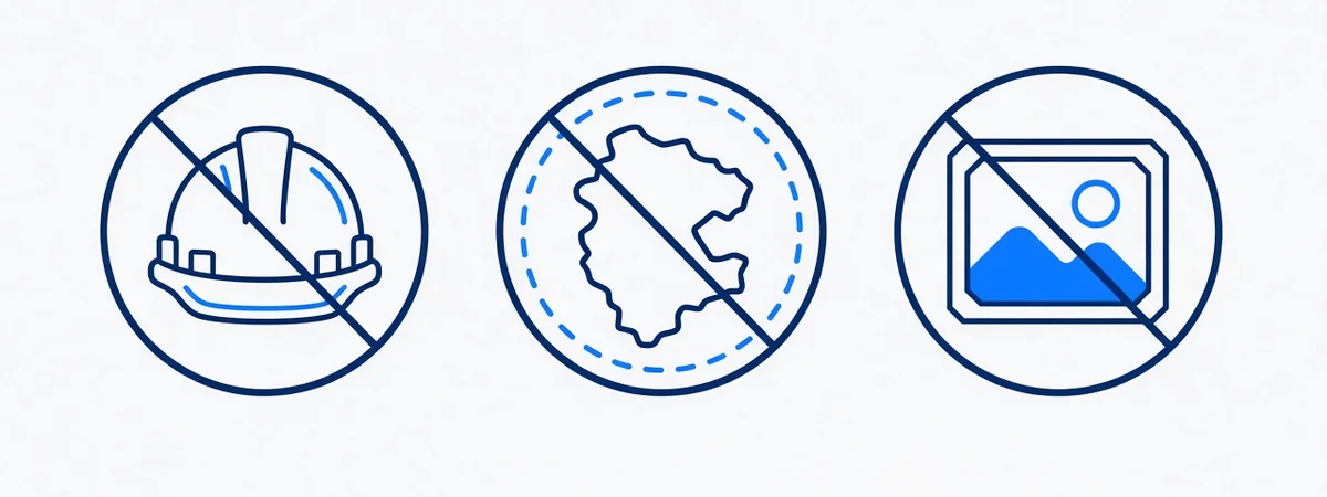 Illustration of listing shortcuts to avoid