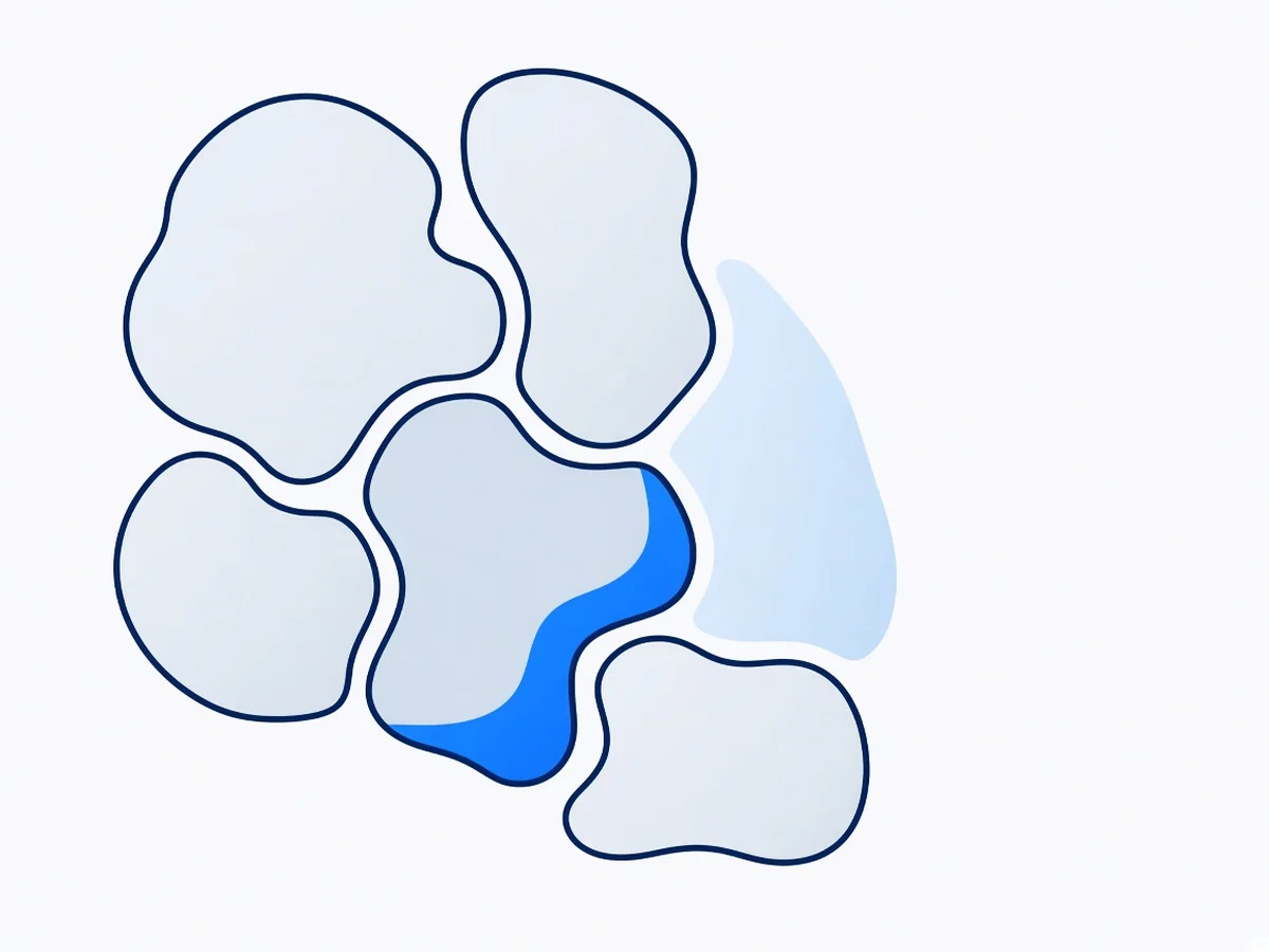 Simplified illustration of Melbourne's western suburbs grouped into five council areas